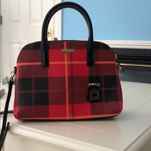 Kate Spade Small Rachelle Satchel Buffalo Plaid